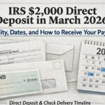 IRS $2,000 Direct Deposit in March 2026